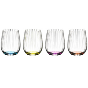4 бокала для воды RIEDEL O Wine Tumbler Happy O Optical Set 5515/44