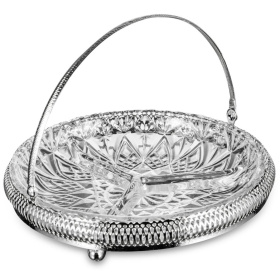 Менажница Queen Anne 3 Division Hors d'Oeuvre/Swing Handle 0/6231