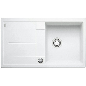 Кухонная мойка Blanco Metra 5 S-F Silgranit White 519099