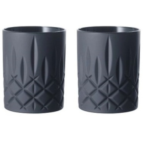 2 стакана для виски Nachtmann Noblesse Whisky Tumbler Black 295 мл (арт. 105394)