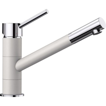 Кухонный смеситель Blanco Kano Silgrfnit-Look Dual Finish White/Chrome 525030