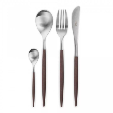 Набор столовых приборов Cutipol Mio Brown Matte Brushed MI.006.B