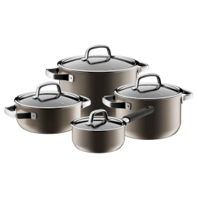 Набор кастрюль WMF Fusiontec Mineral Cookware Set 4-piece Dark Brass 3201113665