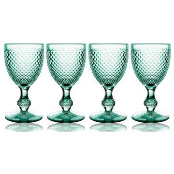 4 бокала для воды Vista Alegre Bicos Water Goblets Set Green 280 мл (арт. 49000059)