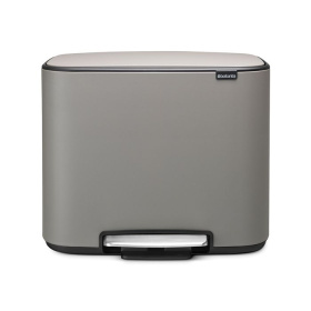 Ведро для мусора Brabantia Bo Pedal Bin Mineral Concrete Grey 121562