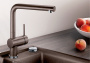 Кухонный смеситель Blanco Linus Silgranit-Look Anthracite 516698. фото 2