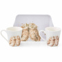 Набор кружек Pimpernel Wrendale Designs Owl Mug & Tray Set X0011658893. фото 1