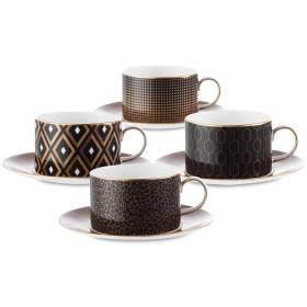 Набор чайных чашек Wedgwood Gio Gold Teacup and Saucer Set 40007555