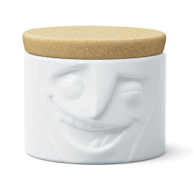 Банка для хранения Tassen Storage Jar Cheerful in white 02.31.01