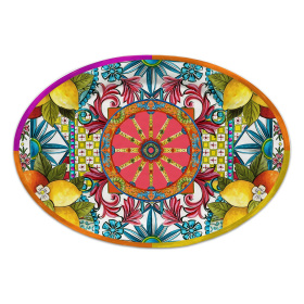 Блюдо овальное Baci Milano Ortigia Oval Serving Plate SER1.ORT01