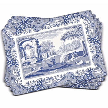 Набор плейсматов Pimpernel Blue Italian Set of 4 Large Placemats (арт. X0010648337)