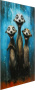 Картина KARE Glasbild Singing Meerkats 56281. фото 3