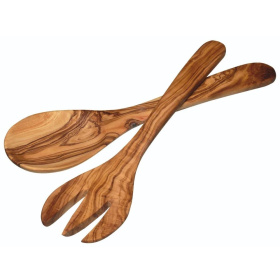 Набор для салата KitchenCraft World of Flavours Italian Olive Wood Salad Servers WFITSALSERV