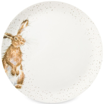 Тарелка обеденная Royal Worcester Wrendale Designs Rabbit Coupe Plate (арт. WN4077-XB-Rabbit)