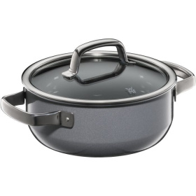 Кастрюля с крышкой WMF Fusiontec Mineral Braising Pan Platinum 3201111675