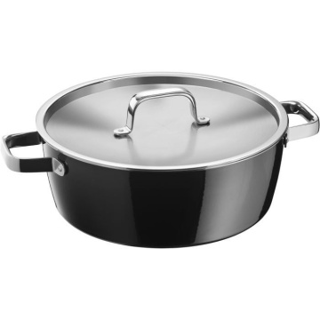 Жаровня WMF Fusiontec Aromatic Round Roaster 28 cm Black 3201016674