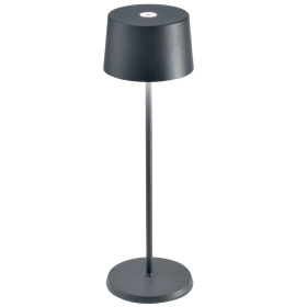 Настольная лампа Zafferano Olivia Dark Grey Table Lamp LD1850N3