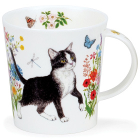 Кружка Dunoon Lomond Black & White Cat Mug 78586845