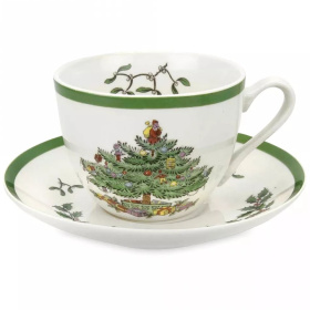 Чашка чайная с блюдцем Spode Christmas Tree Teacup with Saucer XT1164-X-1