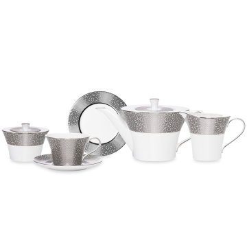 Чайный сервиз Narumi Crystal Platinum (арт. NAR-52086-4658-Tea set 6/21)