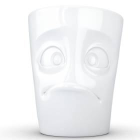 Кружка Tassen Mug with handle Baffled white 01.84.01