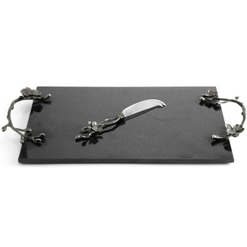 Доска для сыра с ножом Michael Aram Black Orchid Cheese Board w/ Knife 110726