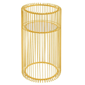 Кашпо KARE Pflanzenständer Wire Brass 54162