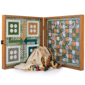 Набор игр Manopoulos Retro Design 4-in-1 Combo Game Set CBLS34GRE