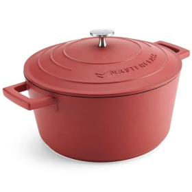 Кастрюля с крышкой KitchenCraft MasterClass Red Casserole Dish (арт. MCMCRD24RED)