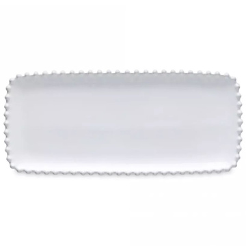 Блюдо прямоугольное Costa Nova Pearl Rectangular Tray PER301-WHI