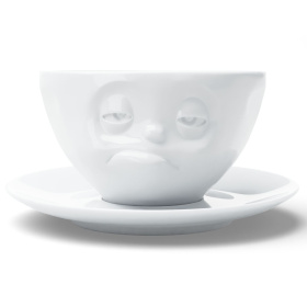 Чашка с блюдцем Tassen Coffee Cup Snoozy white 01.45.01