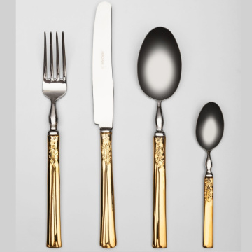 Набор столовых приборов Herdmar 1911 Classy Gold Handle Cutlery Set 1990000-glh