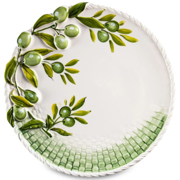 Блюдо круглое Edelweiss Olives Large Round Platter (арт. EDW-628V)