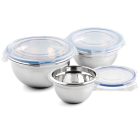 Набор трех мисок Weis Schüssel mit Deckel Set 3 23133