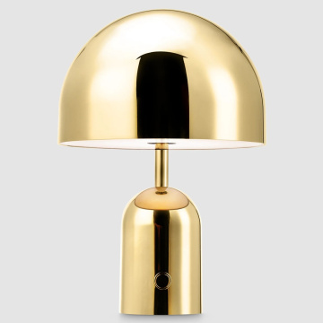 Настольная лампа Tom Dixon Bell Portable Polished Gold BEPO01GOUN