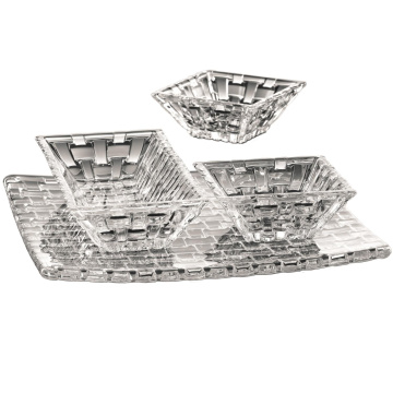 Набор из трех чаш и блюда Nachtmann Bossa Nova Serving Set 97633