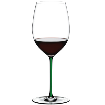 Бокал для красного вина RIEDEL Fatto A Mano Cabernet/Merlot Green Single Pack 4900/0G