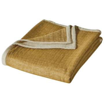 Плед Blanc des Vosges Plaid Alizes Ocre ALIZES-OCHRE