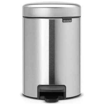 Ведро для мусора с педалью Brabantia NewIcon Pedal Bin Soft Closing Matt Steel (арт. 112164)