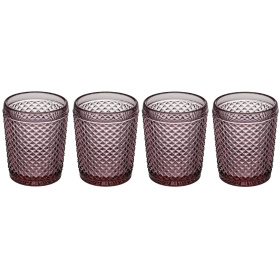 4 стакана для воды Vista Alegre Bicos Rosa Old Fashion Pink Set 49001548