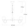 Люстра подвесная MW-Light Ella Hanging Chandelier 483015108. фото 4