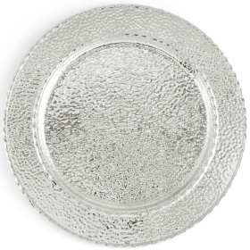 Тарелка подстановочная Michael Aram Hammertone Charger-Platter Nickelplate 175902