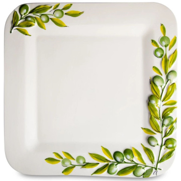 Блюдо квадратное Edelweiss Olives Square Medium Platter EDW-1032V