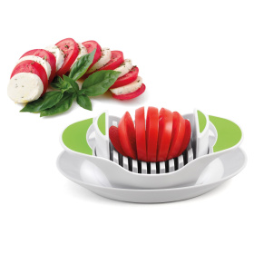 Слайсер для томатов и моцареллы Weis Tomatenschneider weiß/grün 19611