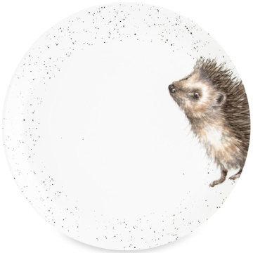 Тарелка обеденная Royal Worcester Wrendale Designs Hedgehog Coupe Plate (арт. WNB4077-XB-Hedgehog)