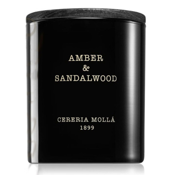 Ароматическая свеча Cerería Mollá 1899 Boutique Amber & Sandalwood Scented Candle 5537