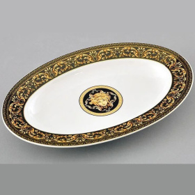 Блюдо овальное Leander Sabina Versace 02111735-172B