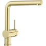 Кухонный смеситель Blanco Linus PVD Satin Gold 526683. фото 1
