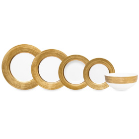 Обеденный сервиз Narumi Duo Gold NAR-51898-1557-Dinner set 6/20