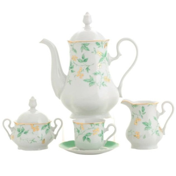 Кофейный сервиз Leander Mary-Anne Zelené Listy 03160714-1381